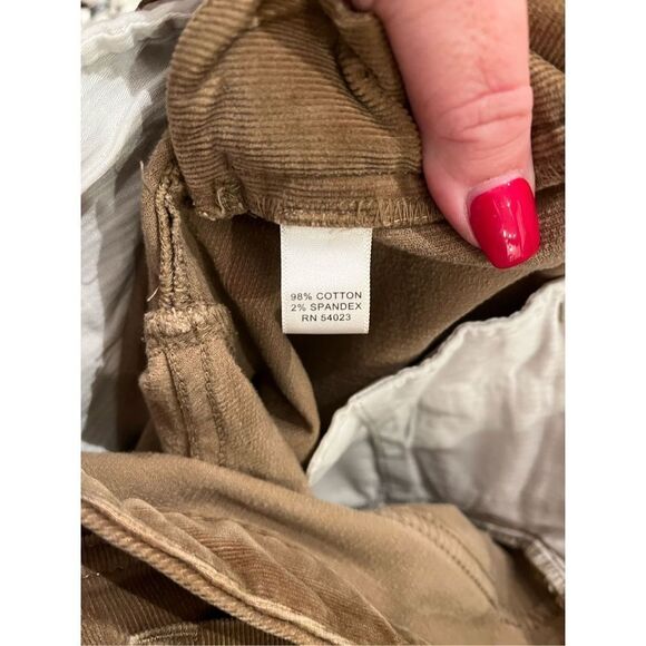 Banana Republic Light Brown Corduroy Pants sz 27P EUC - Picture 7 of 7